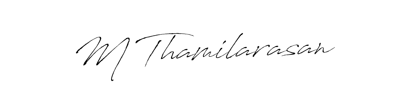 You can use this online signature creator to create a handwritten signature for the name M Thamilarasan. This is the best online autograph maker. M Thamilarasan signature style 6 images and pictures png