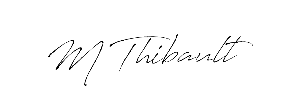 Make a beautiful signature design for name M Thibault. With this signature (Antro_Vectra) style, you can create a handwritten signature for free. M Thibault signature style 6 images and pictures png