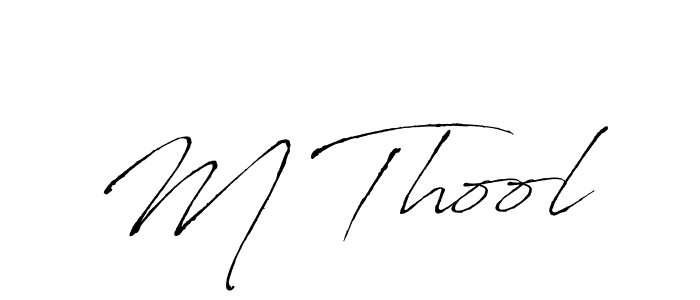 Make a beautiful signature design for name M Thool. Use this online signature maker to create a handwritten signature for free. M Thool signature style 6 images and pictures png