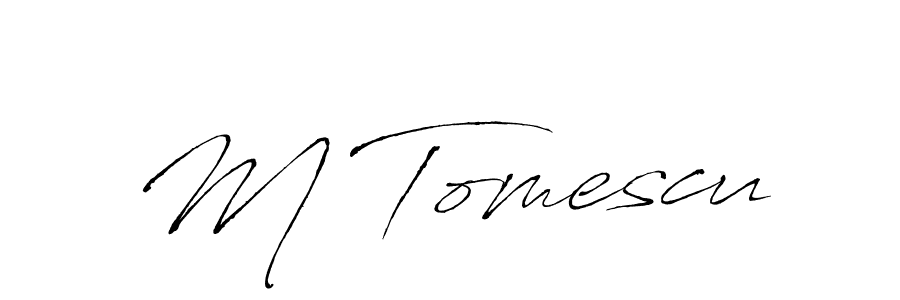 Also we have M Tomescu name is the best signature style. Create professional handwritten signature collection using Antro_Vectra autograph style. M Tomescu signature style 6 images and pictures png