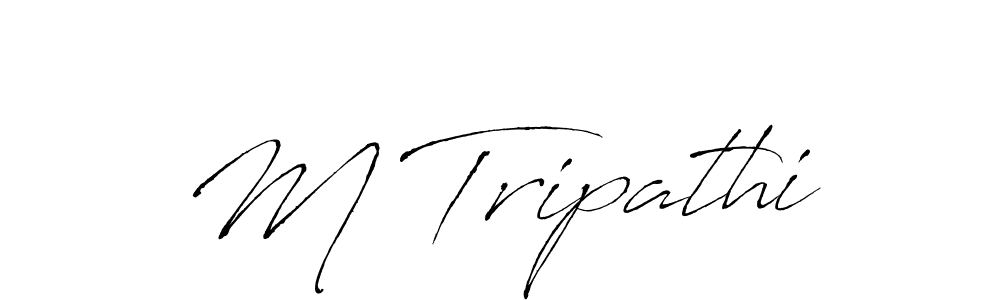 You should practise on your own different ways (Antro_Vectra) to write your name (M Tripathi) in signature. don't let someone else do it for you. M Tripathi signature style 6 images and pictures png