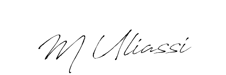 How to Draw M Uliassi signature style? Antro_Vectra is a latest design signature styles for name M Uliassi. M Uliassi signature style 6 images and pictures png