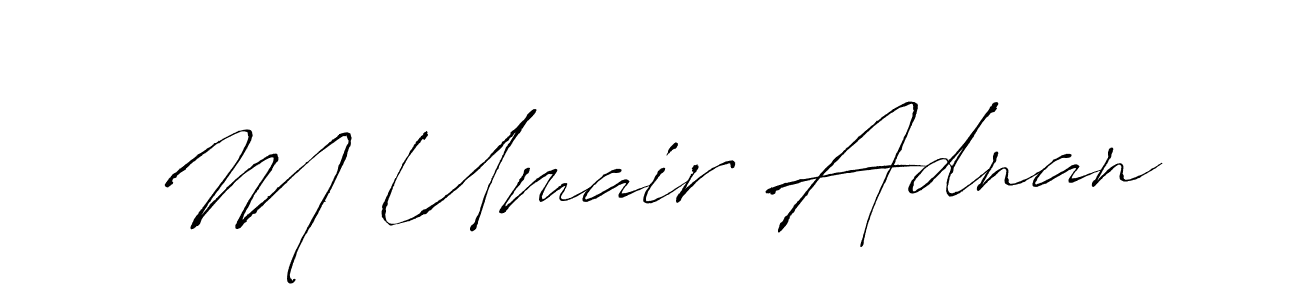 Make a beautiful signature design for name M Umair Adnan. Use this online signature maker to create a handwritten signature for free. M Umair Adnan signature style 6 images and pictures png