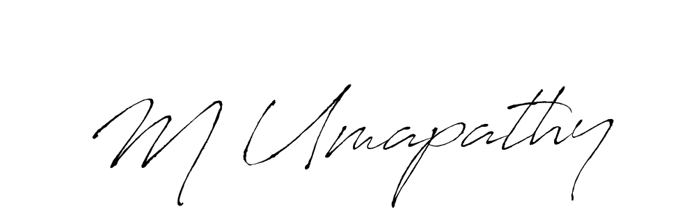 Similarly Antro_Vectra is the best handwritten signature design. Signature creator online .You can use it as an online autograph creator for name M Umapathy. M Umapathy signature style 6 images and pictures png