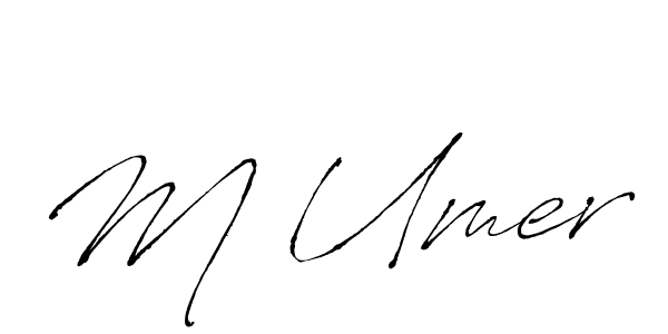 Also You can easily find your signature by using the search form. We will create M Umer name handwritten signature images for you free of cost using Antro_Vectra sign style. M Umer signature style 6 images and pictures png