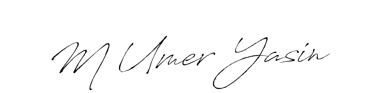 Also You can easily find your signature by using the search form. We will create M Umer Yasin name handwritten signature images for you free of cost using Antro_Vectra sign style. M Umer Yasin signature style 6 images and pictures png
