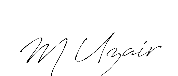 You should practise on your own different ways (Antro_Vectra) to write your name (M Uzair) in signature. don't let someone else do it for you. M Uzair signature style 6 images and pictures png