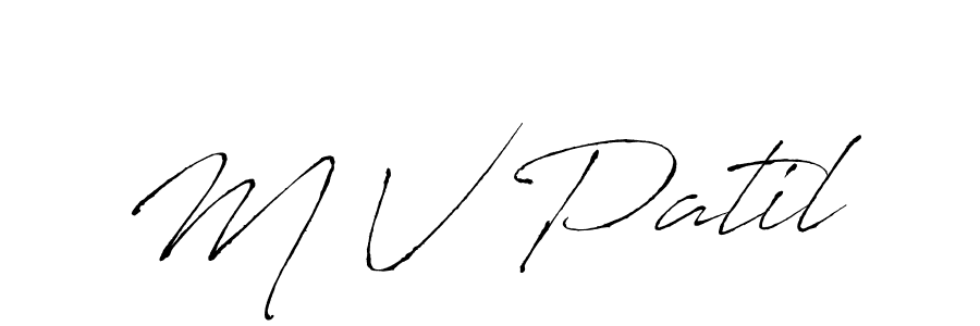 How to Draw M V Patil signature style? Antro_Vectra is a latest design signature styles for name M V Patil. M V Patil signature style 6 images and pictures png