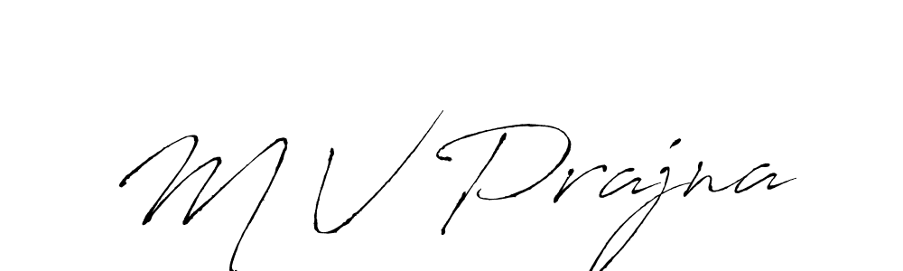 Make a beautiful signature design for name M V Prajna. Use this online signature maker to create a handwritten signature for free. M V Prajna signature style 6 images and pictures png