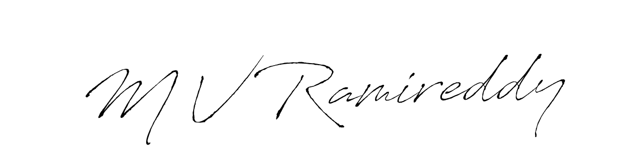 Similarly Antro_Vectra is the best handwritten signature design. Signature creator online .You can use it as an online autograph creator for name M V Ramireddy. M V Ramireddy signature style 6 images and pictures png
