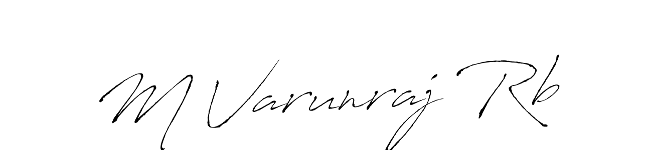 Make a beautiful signature design for name M Varunraj Rb. Use this online signature maker to create a handwritten signature for free. M Varunraj Rb signature style 6 images and pictures png