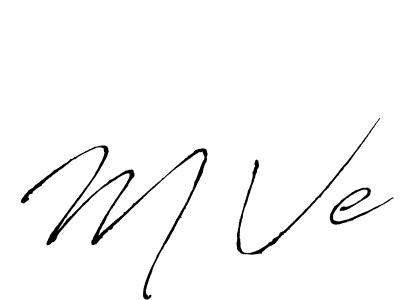 How to make M Ve signature? Antro_Vectra is a professional autograph style. Create handwritten signature for M Ve name. M Ve signature style 6 images and pictures png