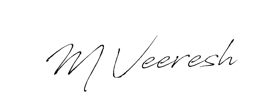 if you are searching for the best signature style for your name M Veeresh. so please give up your signature search. here we have designed multiple signature styles  using Antro_Vectra. M Veeresh signature style 6 images and pictures png