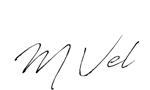 You should practise on your own different ways (Antro_Vectra) to write your name (M Vel) in signature. don't let someone else do it for you. M Vel signature style 6 images and pictures png