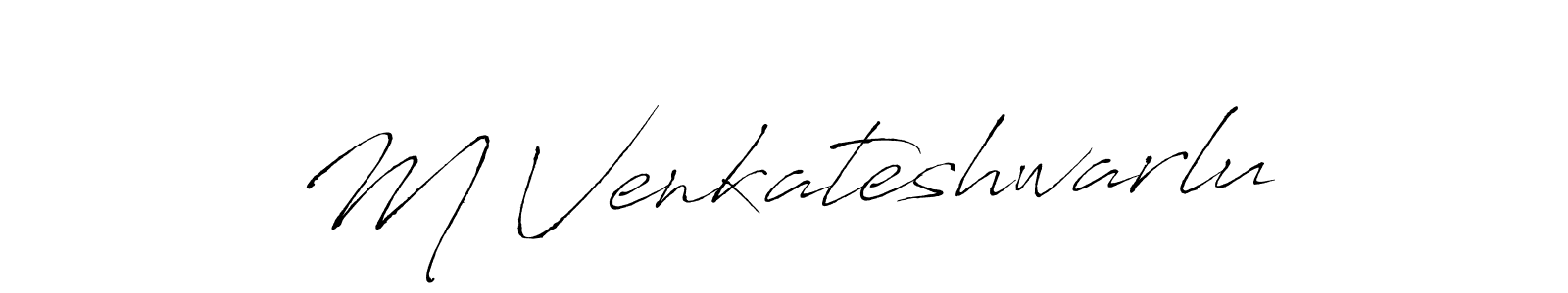 Use a signature maker to create a handwritten signature online. With this signature software, you can design (Antro_Vectra) your own signature for name M Venkateshwarlu. M Venkateshwarlu signature style 6 images and pictures png