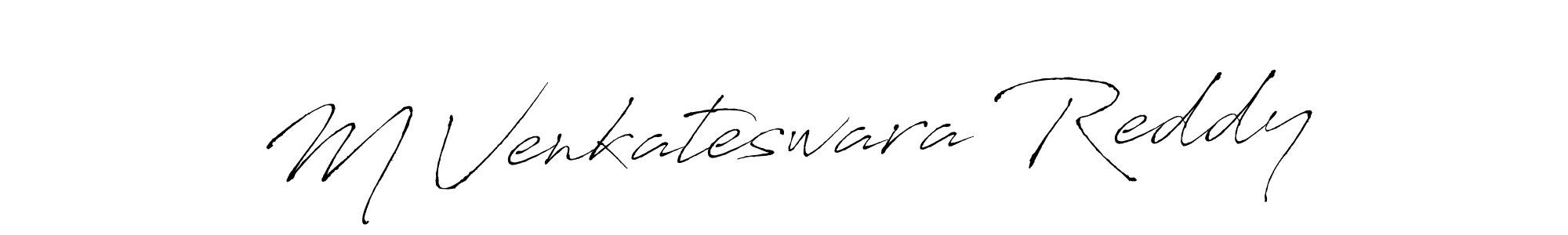 Make a beautiful signature design for name M Venkateswara Reddy. Use this online signature maker to create a handwritten signature for free. M Venkateswara Reddy signature style 6 images and pictures png