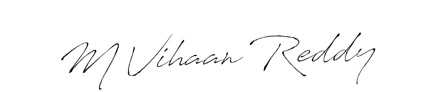 How to Draw M Vihaan Reddy signature style? Antro_Vectra is a latest design signature styles for name M Vihaan Reddy. M Vihaan Reddy signature style 6 images and pictures png