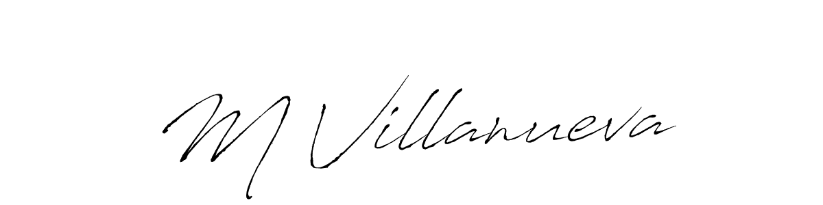 Also You can easily find your signature by using the search form. We will create M Villanueva name handwritten signature images for you free of cost using Antro_Vectra sign style. M Villanueva signature style 6 images and pictures png