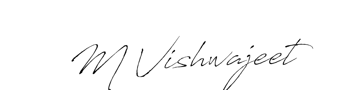 if you are searching for the best signature style for your name M Vishwajeet. so please give up your signature search. here we have designed multiple signature styles  using Antro_Vectra. M Vishwajeet signature style 6 images and pictures png