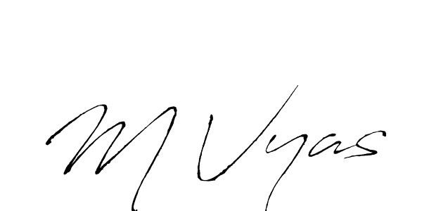 Similarly Antro_Vectra is the best handwritten signature design. Signature creator online .You can use it as an online autograph creator for name M Vyas. M Vyas signature style 6 images and pictures png