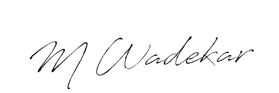 Similarly Antro_Vectra is the best handwritten signature design. Signature creator online .You can use it as an online autograph creator for name M Wadekar. M Wadekar signature style 6 images and pictures png