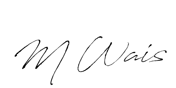 Make a beautiful signature design for name M Wais. Use this online signature maker to create a handwritten signature for free. M Wais signature style 6 images and pictures png