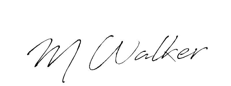 This is the best signature style for the M Walker name. Also you like these signature font (Antro_Vectra). Mix name signature. M Walker signature style 6 images and pictures png