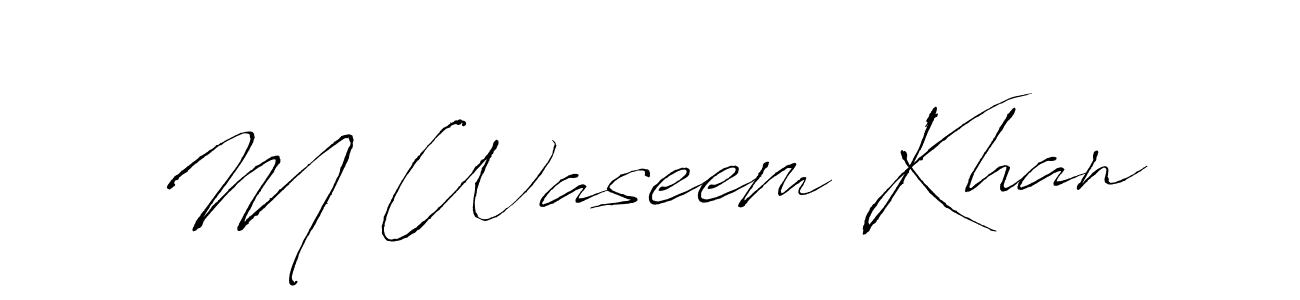 It looks lik you need a new signature style for name M Waseem Khan. Design unique handwritten (Antro_Vectra) signature with our free signature maker in just a few clicks. M Waseem Khan signature style 6 images and pictures png