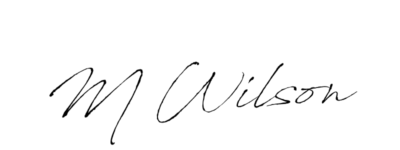 How to Draw M Wilson signature style? Antro_Vectra is a latest design signature styles for name M Wilson. M Wilson signature style 6 images and pictures png