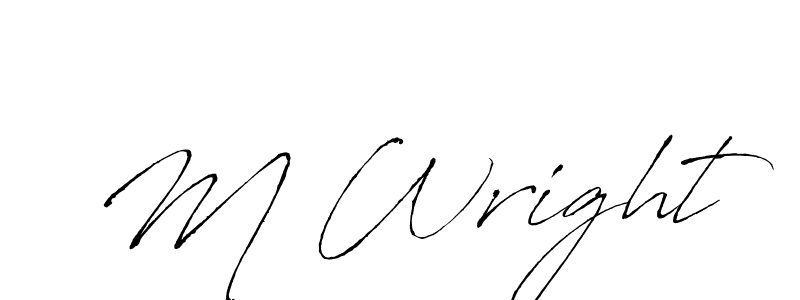 Use a signature maker to create a handwritten signature online. With this signature software, you can design (Antro_Vectra) your own signature for name M Wright. M Wright signature style 6 images and pictures png