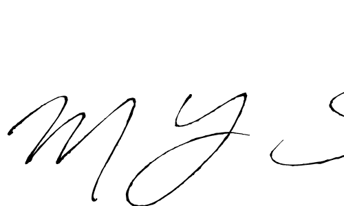 Once you've used our free online signature maker to create your best signature Antro_Vectra style, it's time to enjoy all of the benefits that M Y S name signing documents. M Y S signature style 6 images and pictures png