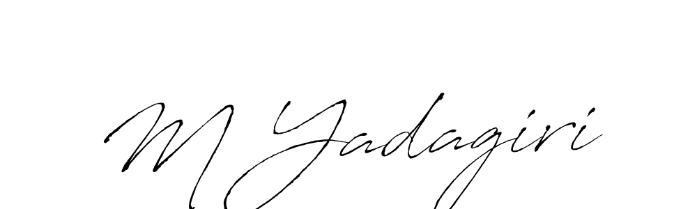 Antro_Vectra is a professional signature style that is perfect for those who want to add a touch of class to their signature. It is also a great choice for those who want to make their signature more unique. Get M Yadagiri name to fancy signature for free. M Yadagiri signature style 6 images and pictures png