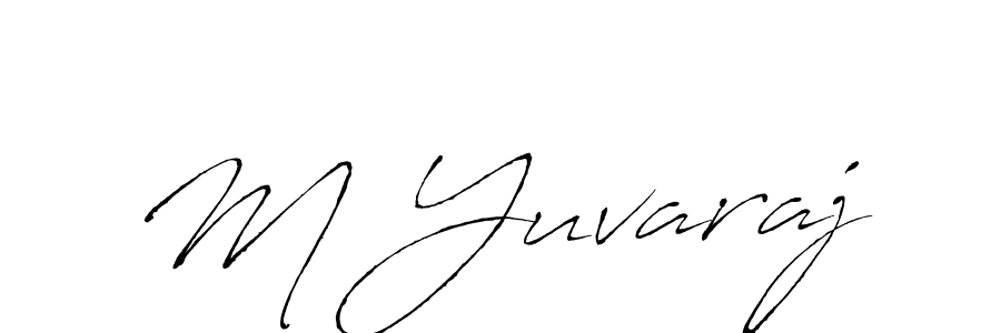 Similarly Antro_Vectra is the best handwritten signature design. Signature creator online .You can use it as an online autograph creator for name M Yuvaraj. M Yuvaraj signature style 6 images and pictures png