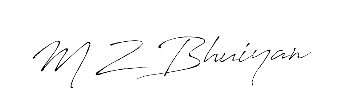 You can use this online signature creator to create a handwritten signature for the name M Z Bhuiyan. This is the best online autograph maker. M Z Bhuiyan signature style 6 images and pictures png