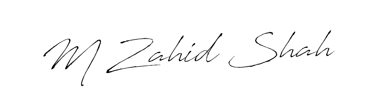 Make a beautiful signature design for name M Zahid Shah. Use this online signature maker to create a handwritten signature for free. M Zahid Shah signature style 6 images and pictures png