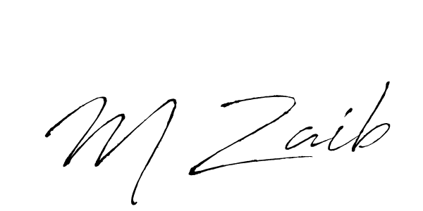 Also we have M Zaib name is the best signature style. Create professional handwritten signature collection using Antro_Vectra autograph style. M Zaib signature style 6 images and pictures png
