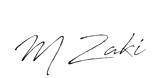 Also You can easily find your signature by using the search form. We will create M Zaki name handwritten signature images for you free of cost using Antro_Vectra sign style. M Zaki signature style 6 images and pictures png