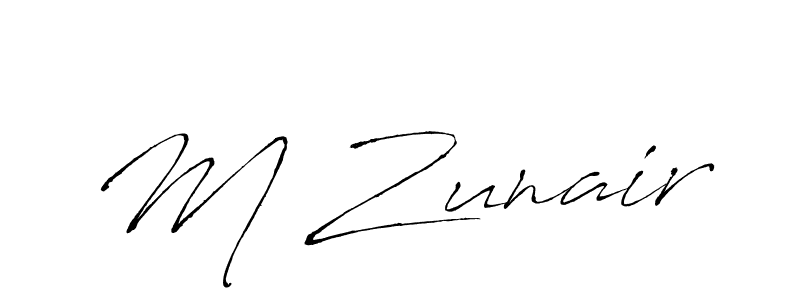 Here are the top 10 professional signature styles for the name M Zunair. These are the best autograph styles you can use for your name. M Zunair signature style 6 images and pictures png