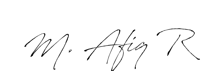 This is the best signature style for the M. Afiq R name. Also you like these signature font (Antro_Vectra). Mix name signature. M. Afiq R signature style 6 images and pictures png