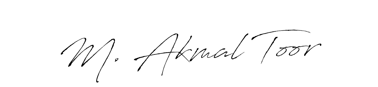 This is the best signature style for the M. Akmal Toor name. Also you like these signature font (Antro_Vectra). Mix name signature. M. Akmal Toor signature style 6 images and pictures png