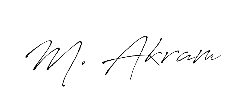 Also we have M. Akram name is the best signature style. Create professional handwritten signature collection using Antro_Vectra autograph style. M. Akram signature style 6 images and pictures png