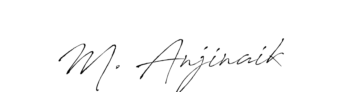 Also we have M. Anjinaik name is the best signature style. Create professional handwritten signature collection using Antro_Vectra autograph style. M. Anjinaik signature style 6 images and pictures png