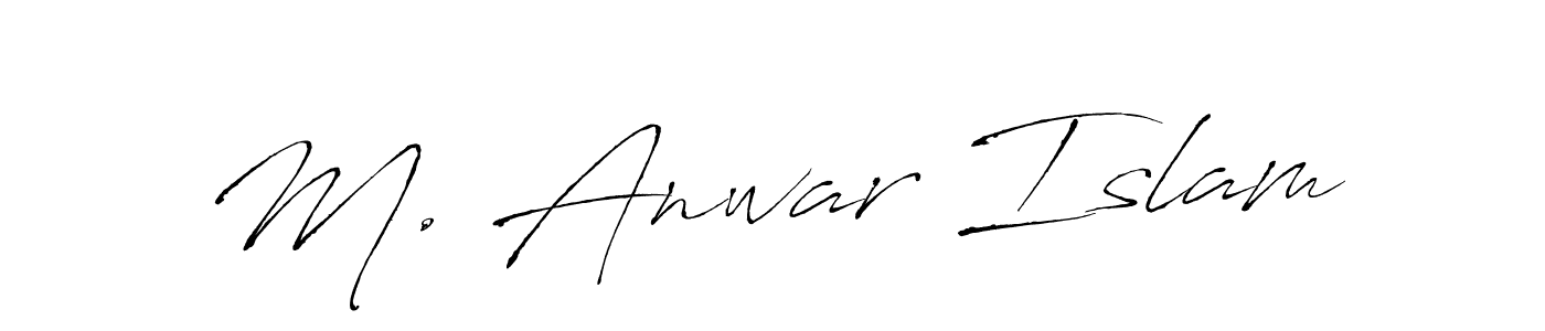 How to make M. Anwar Islam signature? Antro_Vectra is a professional autograph style. Create handwritten signature for M. Anwar Islam name. M. Anwar Islam signature style 6 images and pictures png