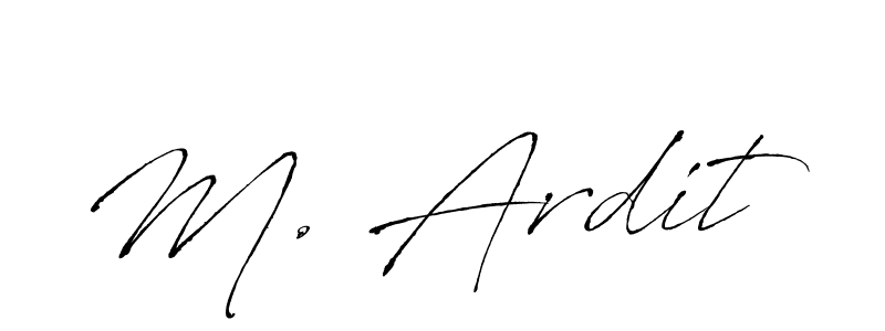 Once you've used our free online signature maker to create your best signature Antro_Vectra style, it's time to enjoy all of the benefits that M. Ardit name signing documents. M. Ardit signature style 6 images and pictures png