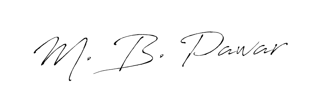 How to make M. B. Pawar signature? Antro_Vectra is a professional autograph style. Create handwritten signature for M. B. Pawar name. M. B. Pawar signature style 6 images and pictures png