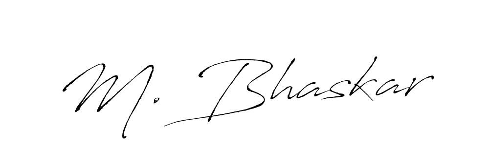 You should practise on your own different ways (Antro_Vectra) to write your name (M. Bhaskar) in signature. don't let someone else do it for you. M. Bhaskar signature style 6 images and pictures png