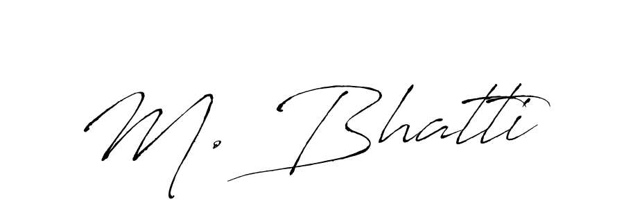 Also You can easily find your signature by using the search form. We will create M. Bhatti name handwritten signature images for you free of cost using Antro_Vectra sign style. M. Bhatti signature style 6 images and pictures png