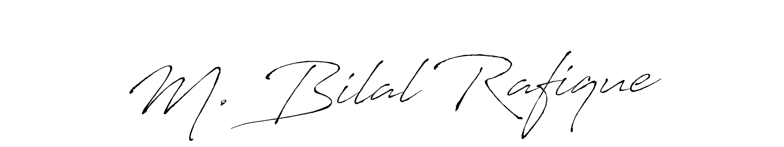 Use a signature maker to create a handwritten signature online. With this signature software, you can design (Antro_Vectra) your own signature for name M. Bilal Rafique. M. Bilal Rafique signature style 6 images and pictures png