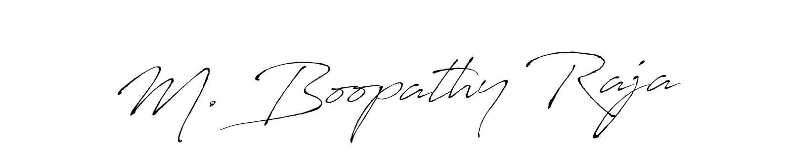 Also You can easily find your signature by using the search form. We will create M. Boopathy Raja name handwritten signature images for you free of cost using Antro_Vectra sign style. M. Boopathy Raja signature style 6 images and pictures png