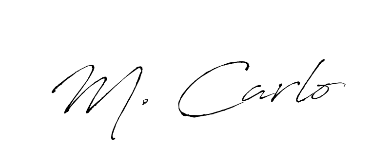 How to Draw M. Carlo signature style? Antro_Vectra is a latest design signature styles for name M. Carlo. M. Carlo signature style 6 images and pictures png
